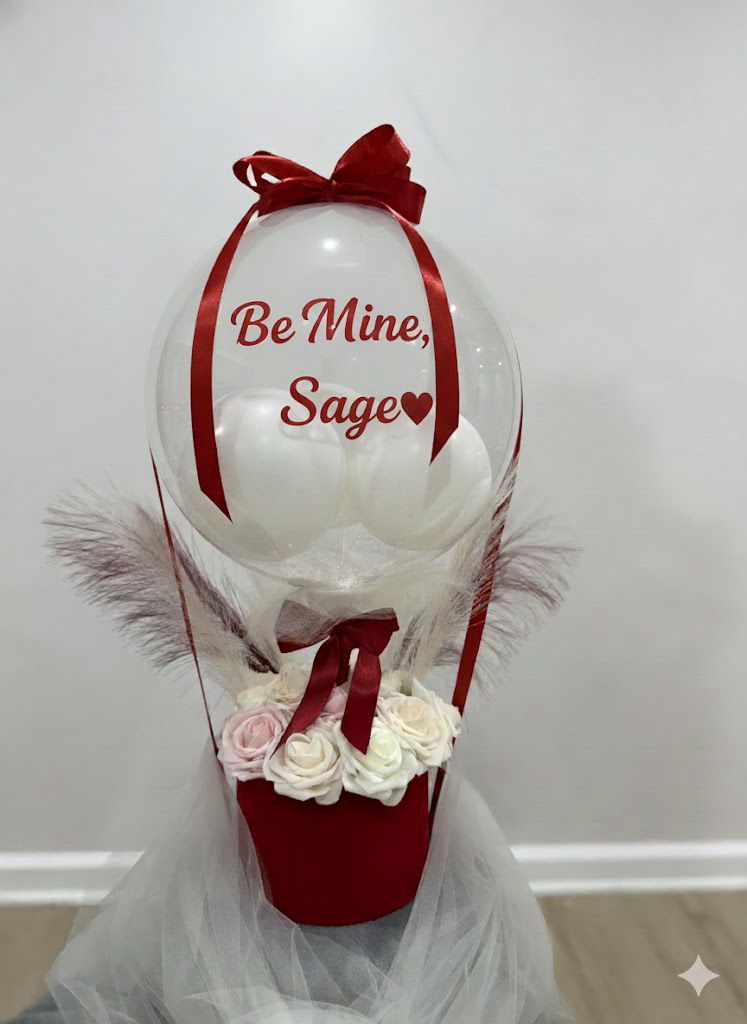 Valentine's Day petal dome